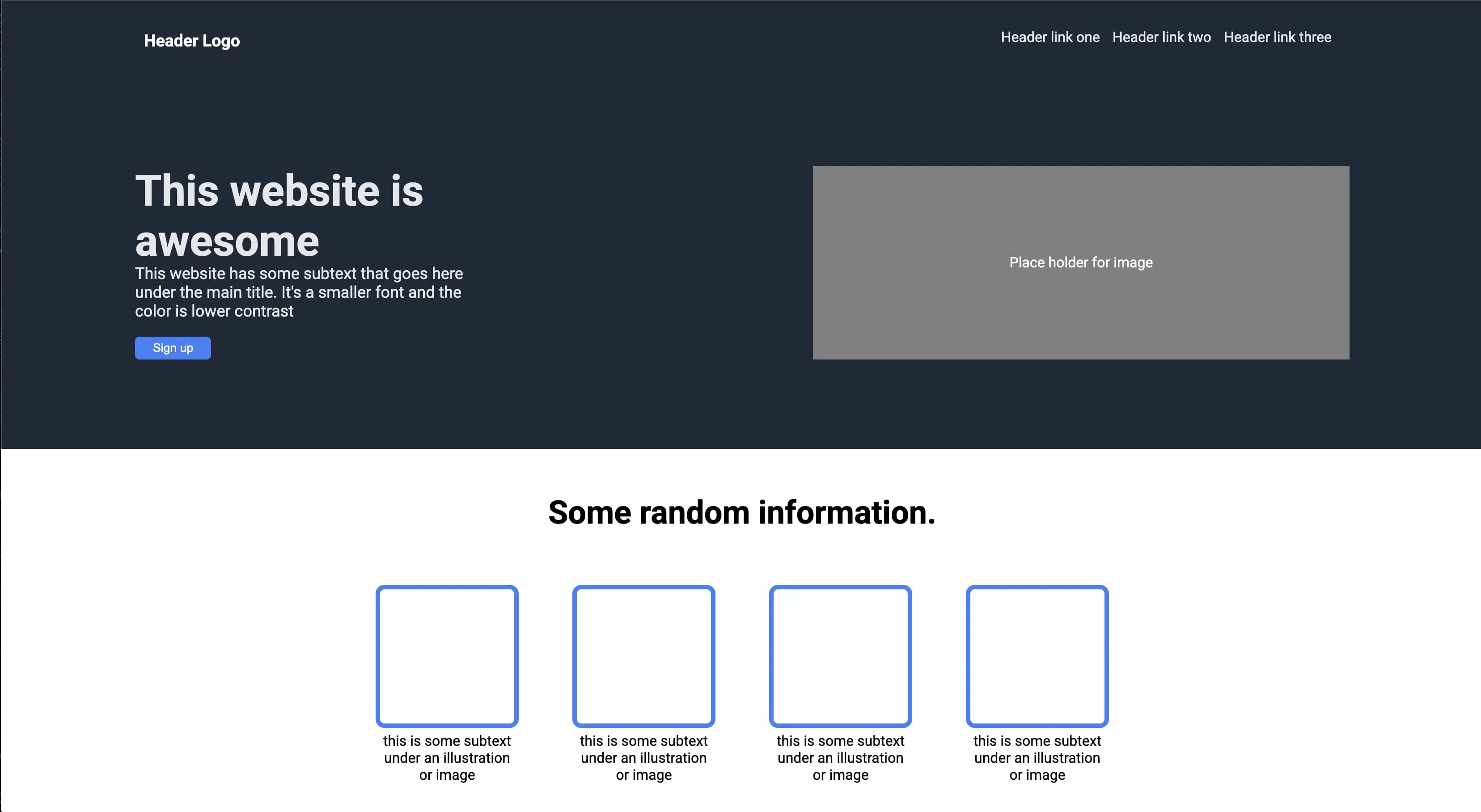 Picture of Odin Landing Page